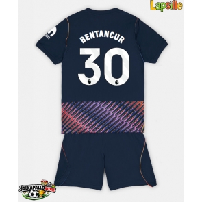 Tottenham Hotspur Rodrigo Bentancur #30 Vieraspaita Lapsille 2026-27 Lyhythihainen (+ shortsit)